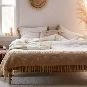 Urban Outfitters Zahara Crochet Duvet Cover Twin / Twin XL